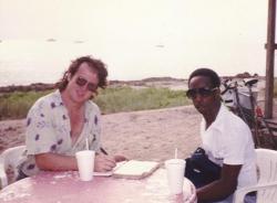 Van Tilbury with friend and bandmate Larry Clemons in the '80s. (Photo courtesy Annie Waddey) Van Tilbury with friend and bandmate Larry Clemons in the '80s. (Photo courtesy Annie Waddey)